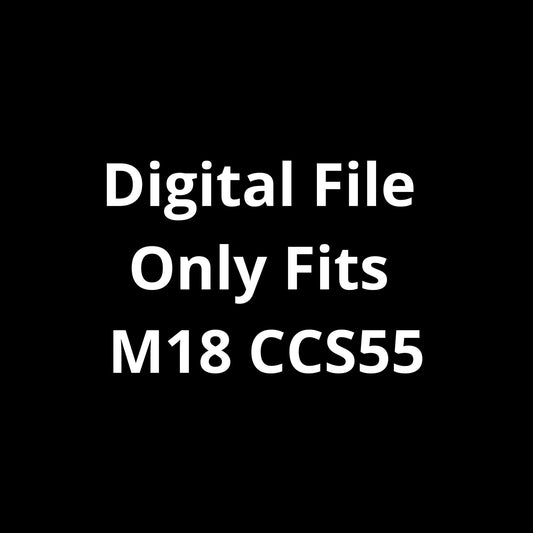 Milwaukee M18 CCS 55 Guide Rail Adapter for Festool Rail | STL + 3MF File