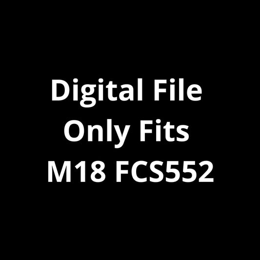 Milwaukee M18 Track Saw Adapter for Makita Guide Rail | STL + 3MF Digital File