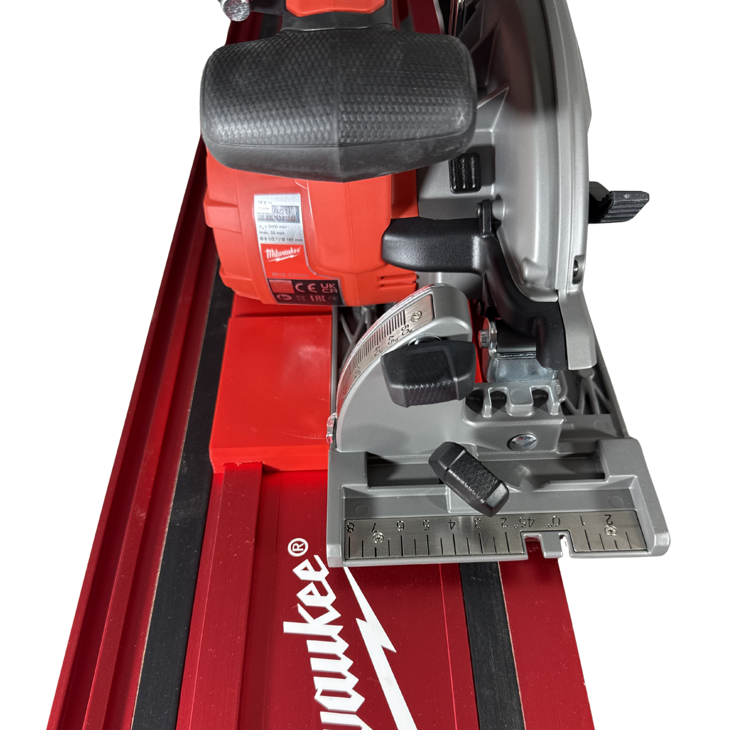 Milwaukee M18 CCS55 Track Saw Guide Rail Adapter – Fits Milwaukee Guide Rail | 3MF Digital Download