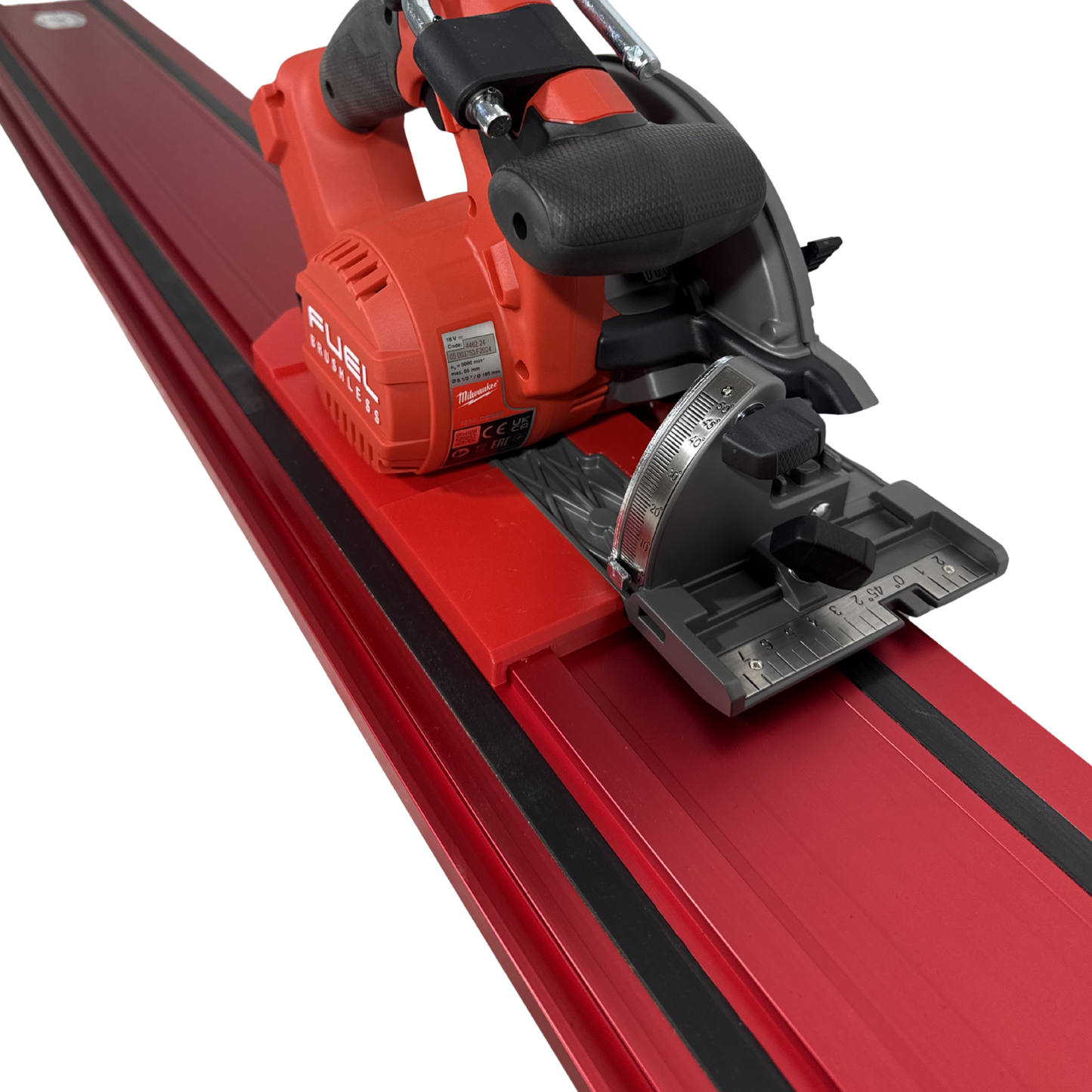 Milwaukee M18 CCS55 Track Saw Guide Rail Adapter – Fits Milwaukee Guide Rail | 3MF Digital Download
