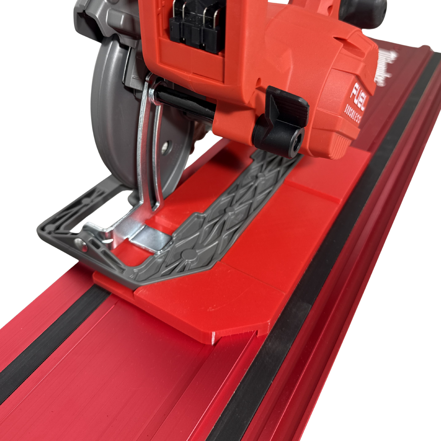 Milwaukee M18 CCS55 Track Saw Guide Rail Adapter – Fits Milwaukee Guide Rail | 3MF Digital Download
