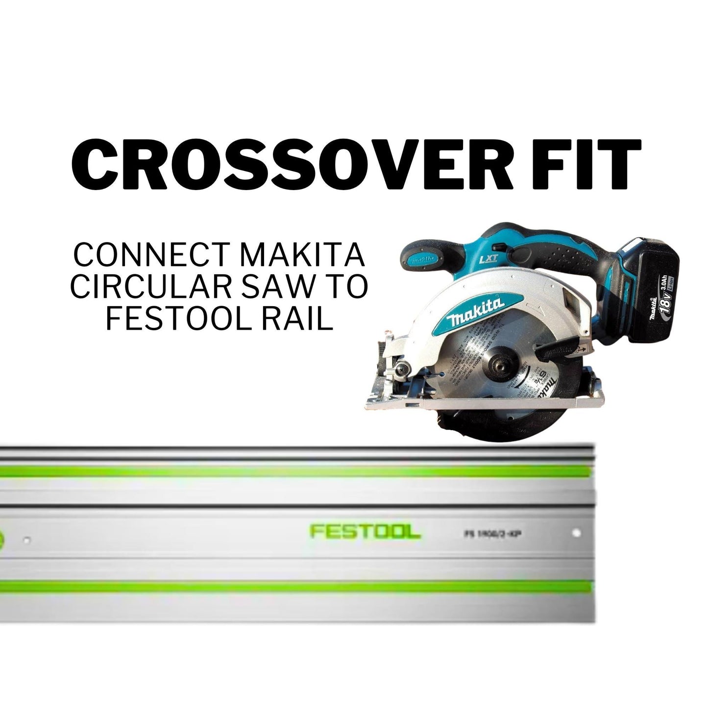 Makita Track Saw Adapter for Festool Rail | STL + 3MF File