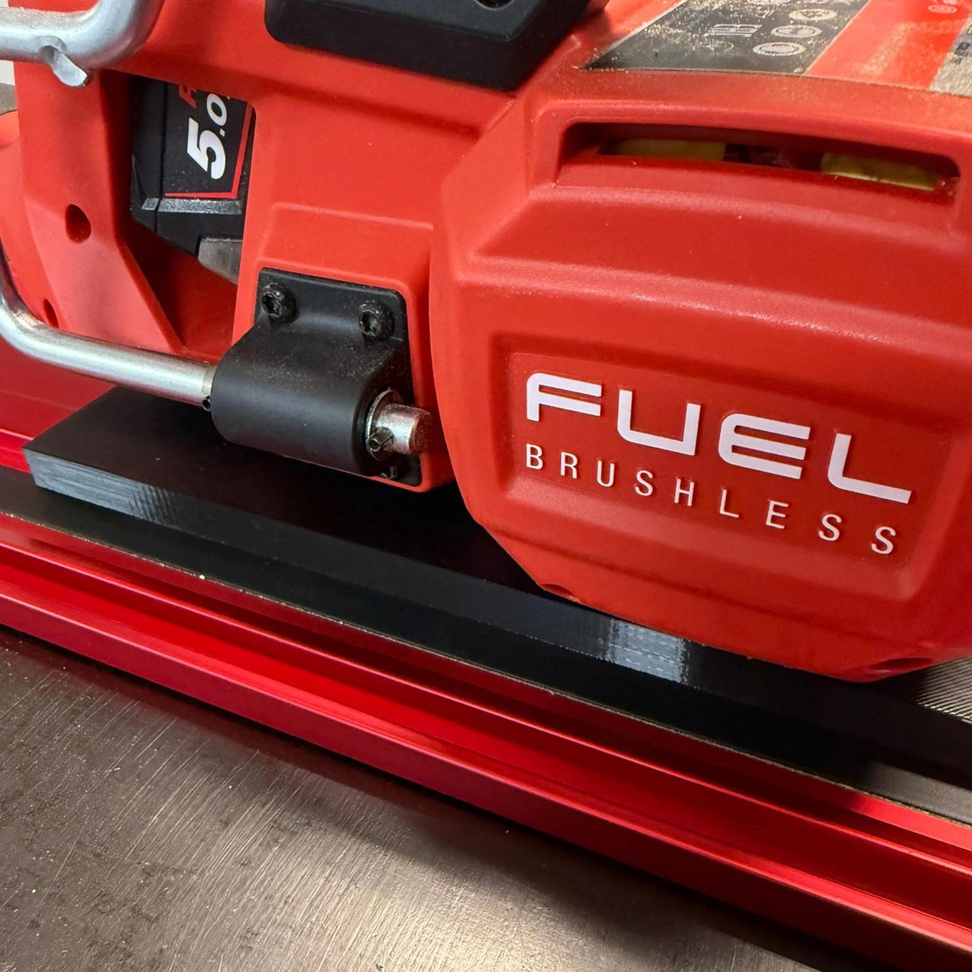 Milwaukee M18 Track Saw Adapter - Digital STL for GR1400 Rail
