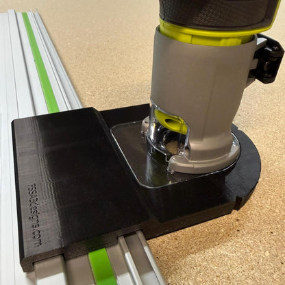 Router Adapter for Ryobi RTR18C | Fits Festool Guide Rail | STL + 3MF Digital Files