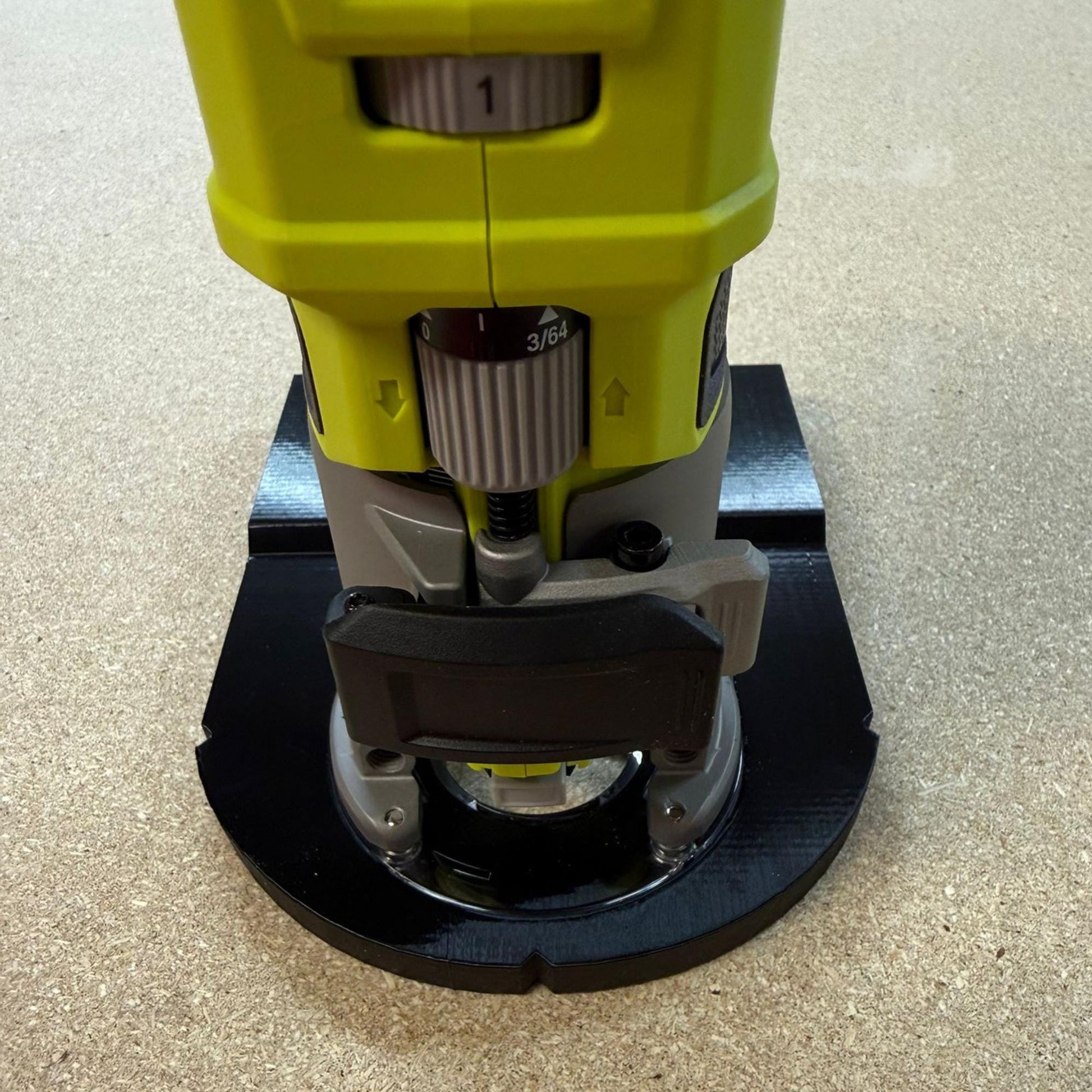 Ryobi RTR18 Router Adapter | Fits Milwaukee GR1400 Guide Rail | STL + 3MF Digital File