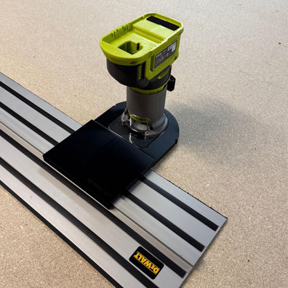 Ryobi RTR18 Router Adapter | Fits DeWalt Guide Rail | STL Digital Track Jig Files