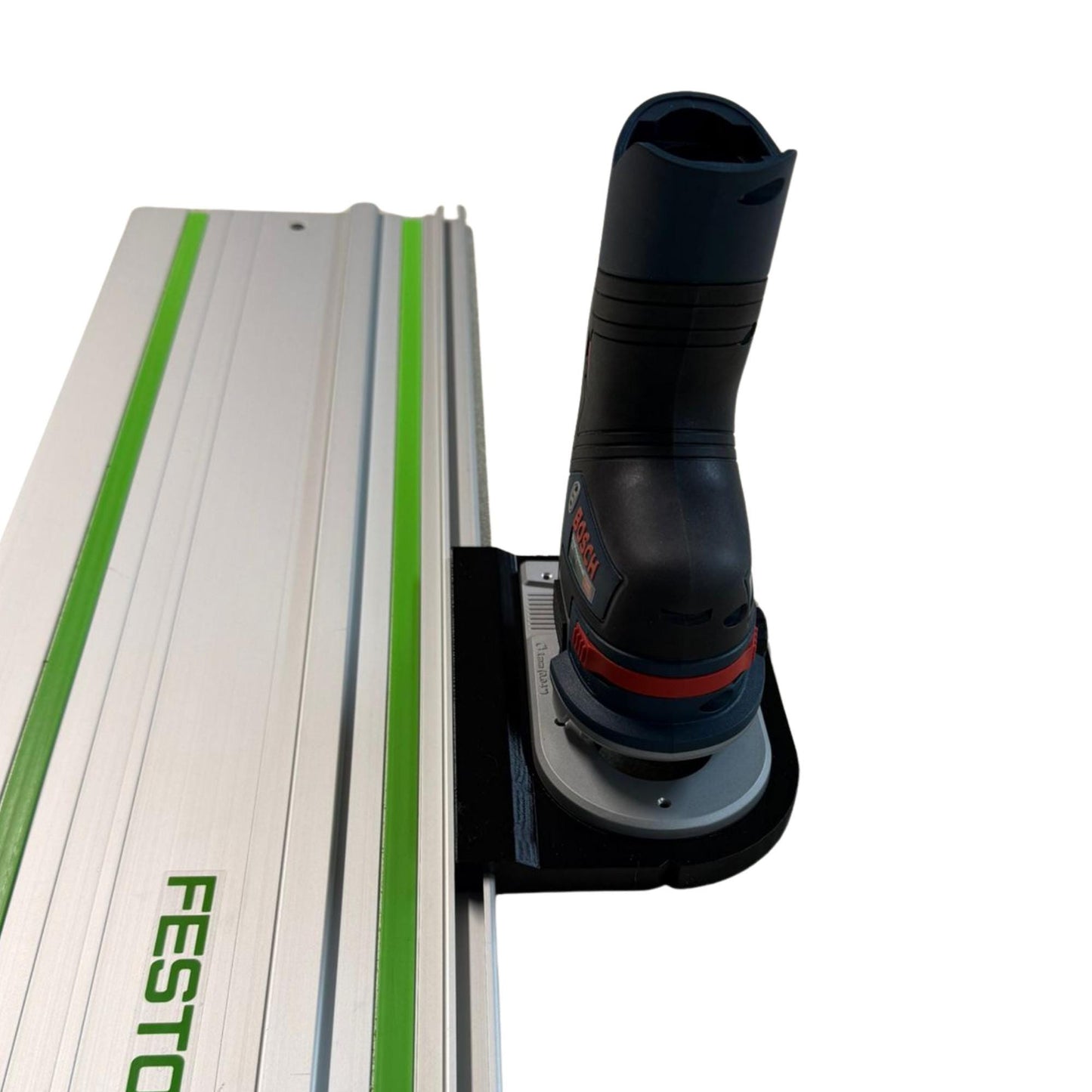 Router Adapter for Bosch GKF 12V | Fits Festool Guide Rail | STL + 3MF Digital Files