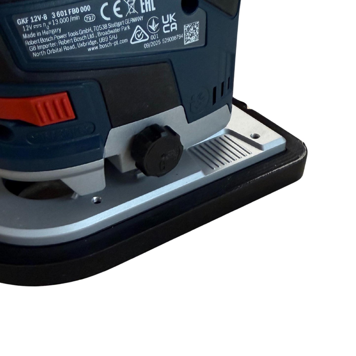 Router Adapter for Bosch GKF 12V | Fits Makita Guide Rail | STL + 3MF Digital Files