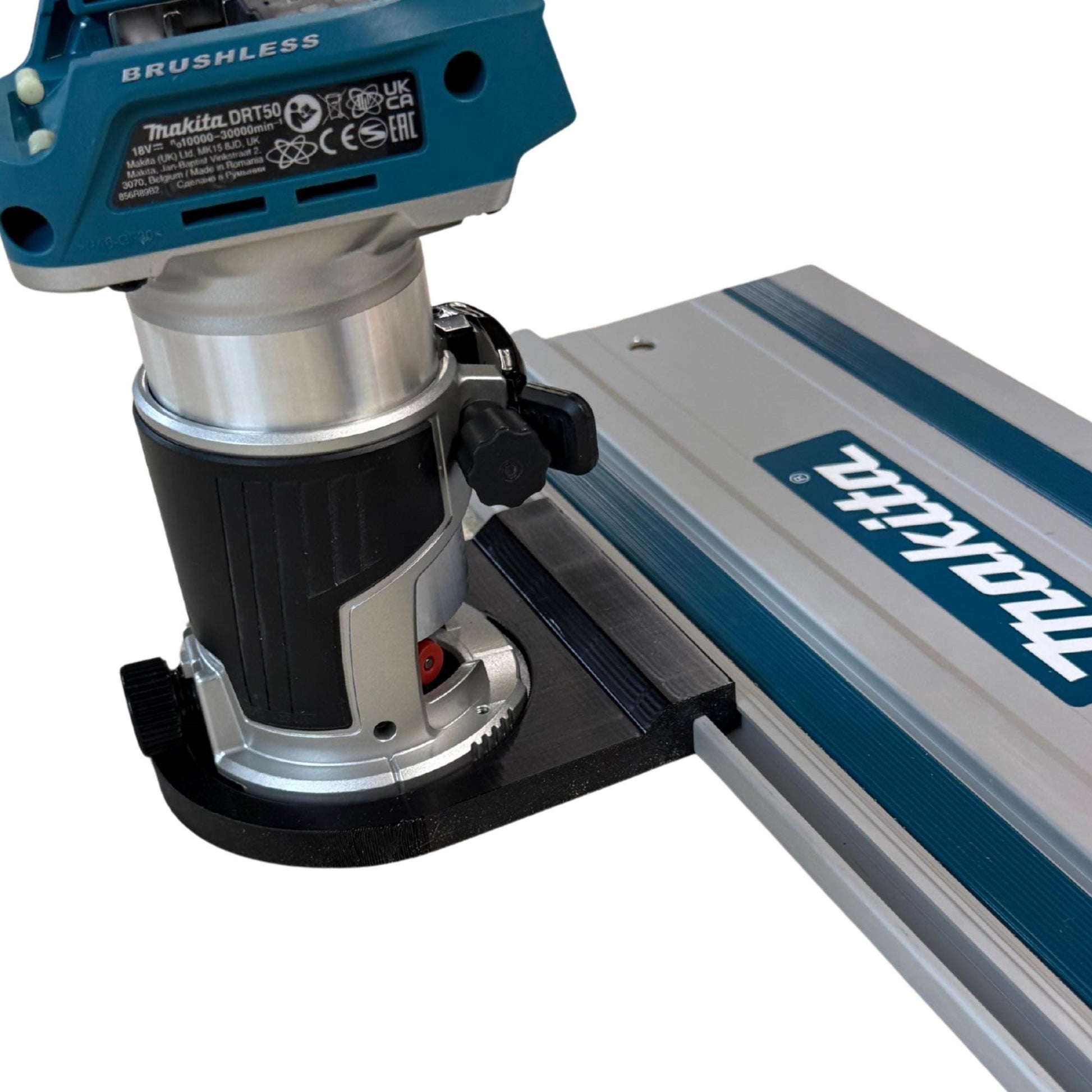 Router Adapter for Makita RT0702C | Fits Makita Guide Rail | Digital STL + 3MF Files
