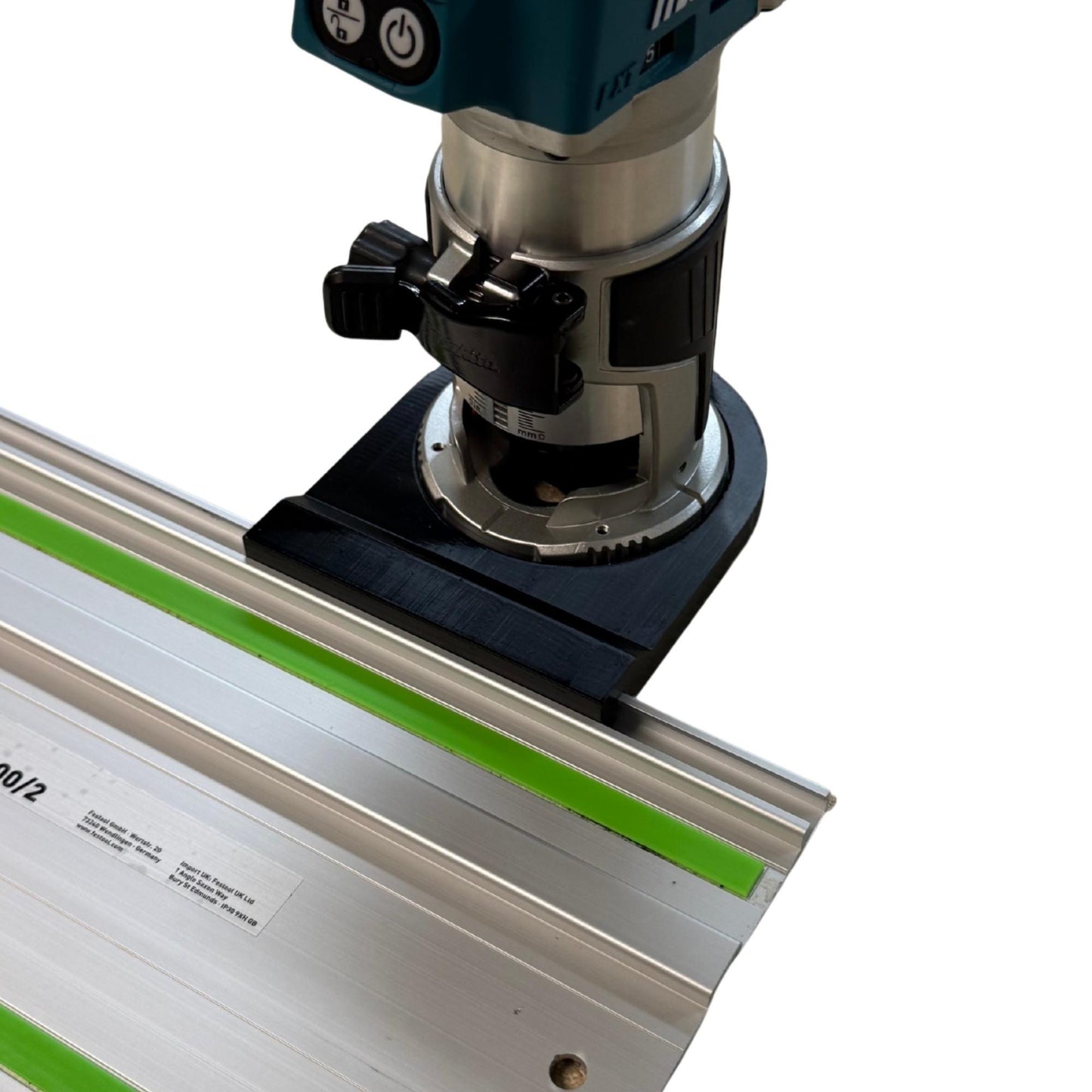 Router Adapter for Makita DRT50Z | Fits Festool Guide Rail | STL + 3MF Digital Files