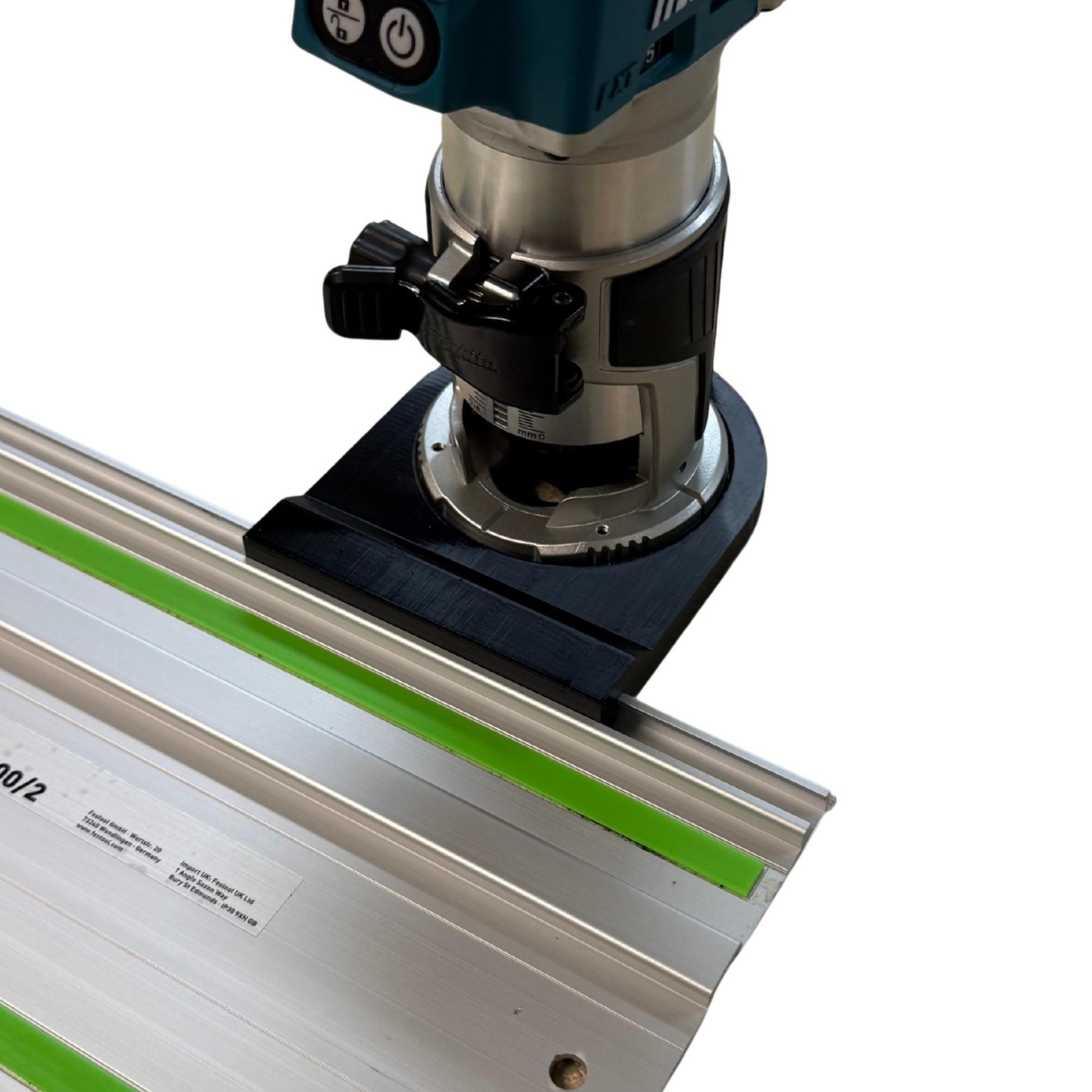 Router Adapter for Makita DRT50Z | Fits Festool Guide Rail | STL + 3MF Digital Files