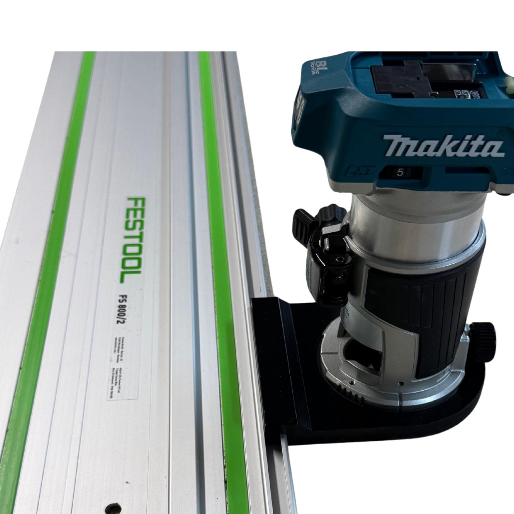 Router Adapter for Makita RT0702C | Fits Festool Guide Rail | Digital STL + 3MF Files