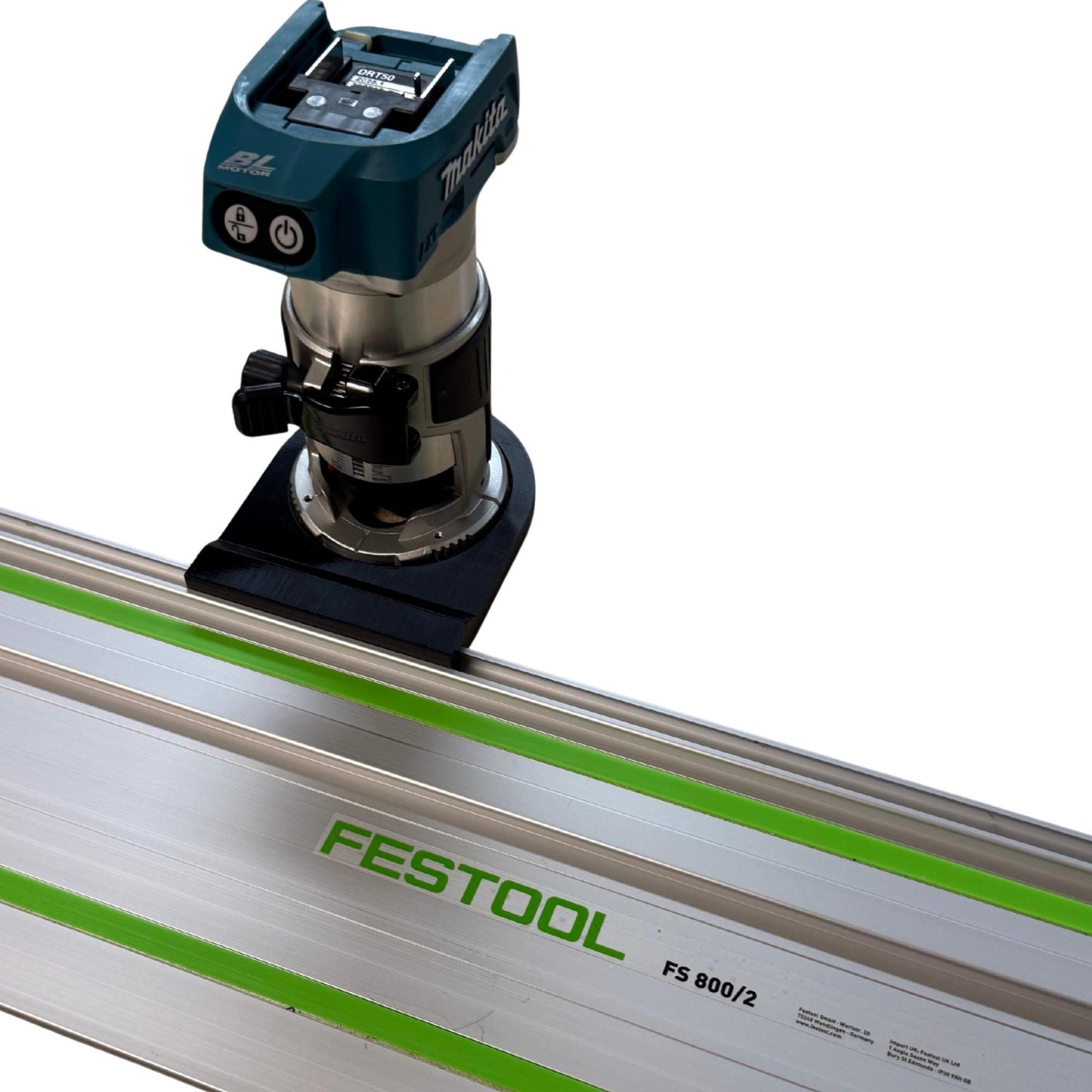 Router Adapter for Makita RT0702C | Fits Festool Guide Rail | Digital STL + 3MF Files