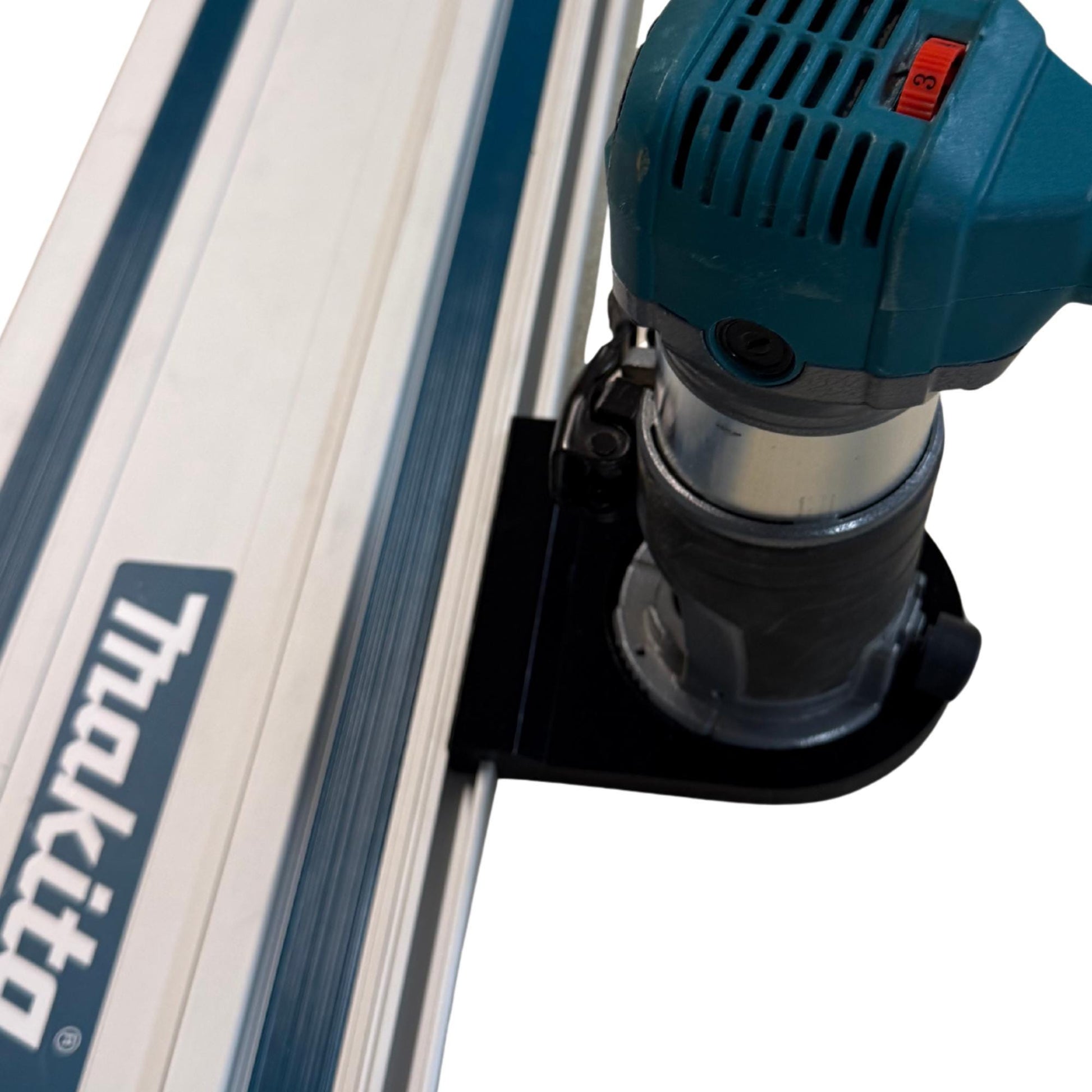 Router Adapter for KATSU Trim Router | Fits Makita Guide Rail | STL + 3MF Files
