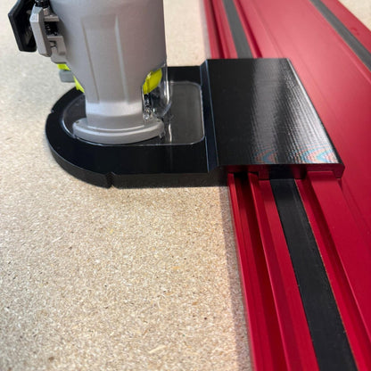 Ryobi RTR18 Router Adapter | Fits Milwaukee GR1400 Guide Rail | STL + 3MF Digital File
