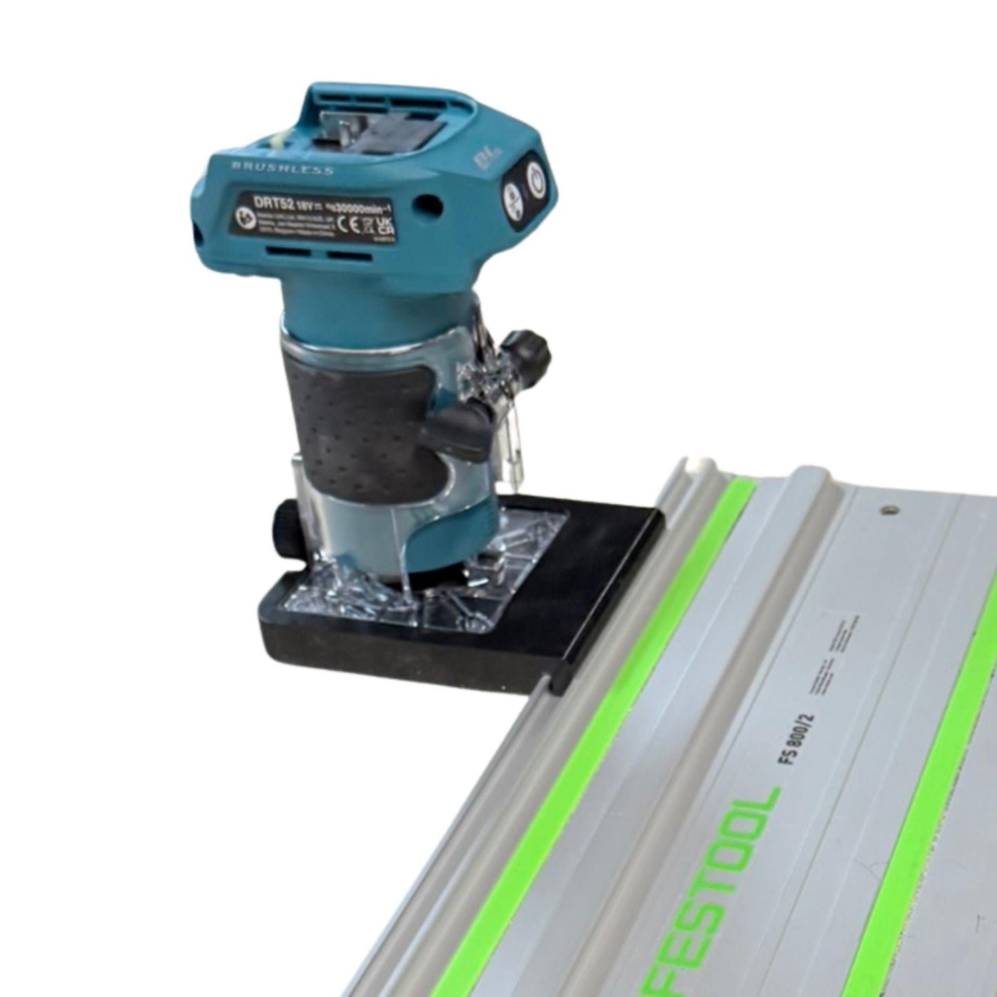Router Adapter for Makita DRT52 | Fits Festool Guide Rail | Digital STL + 3MF Files