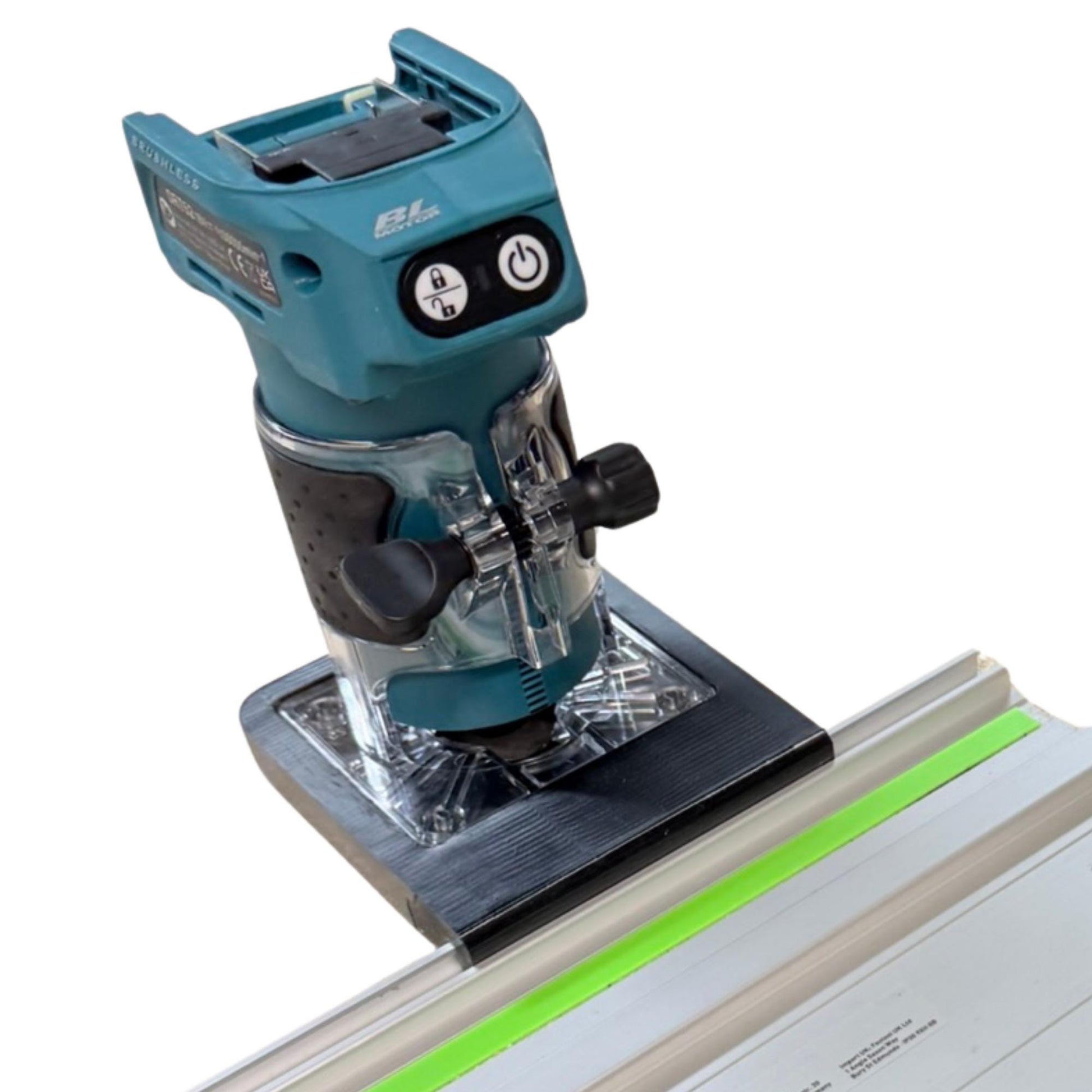 Router Adapter for Makita DRT52 | Fits Festool Guide Rail | Digital STL + 3MF Files