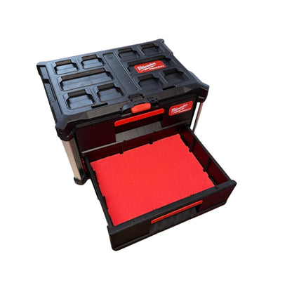 Milwaukee Packout 2-Drawer Foam Insert Template DXF