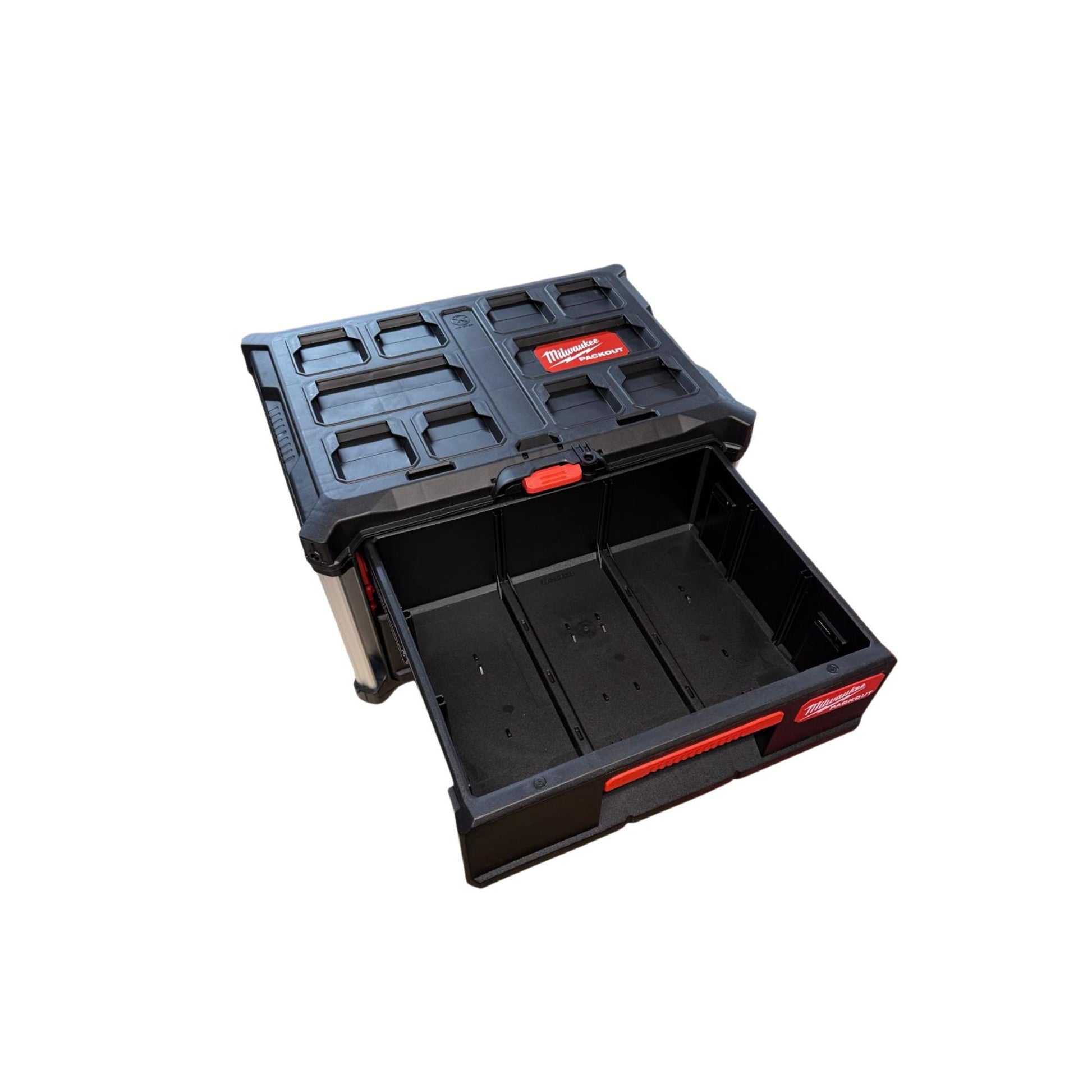 Milwaukee Packout 2-Drawer Foam Insert Template DXF