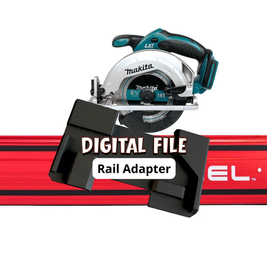Makita Track Saw Adapter for Milwaukee GR1400 Rail | STL + 3MF File
