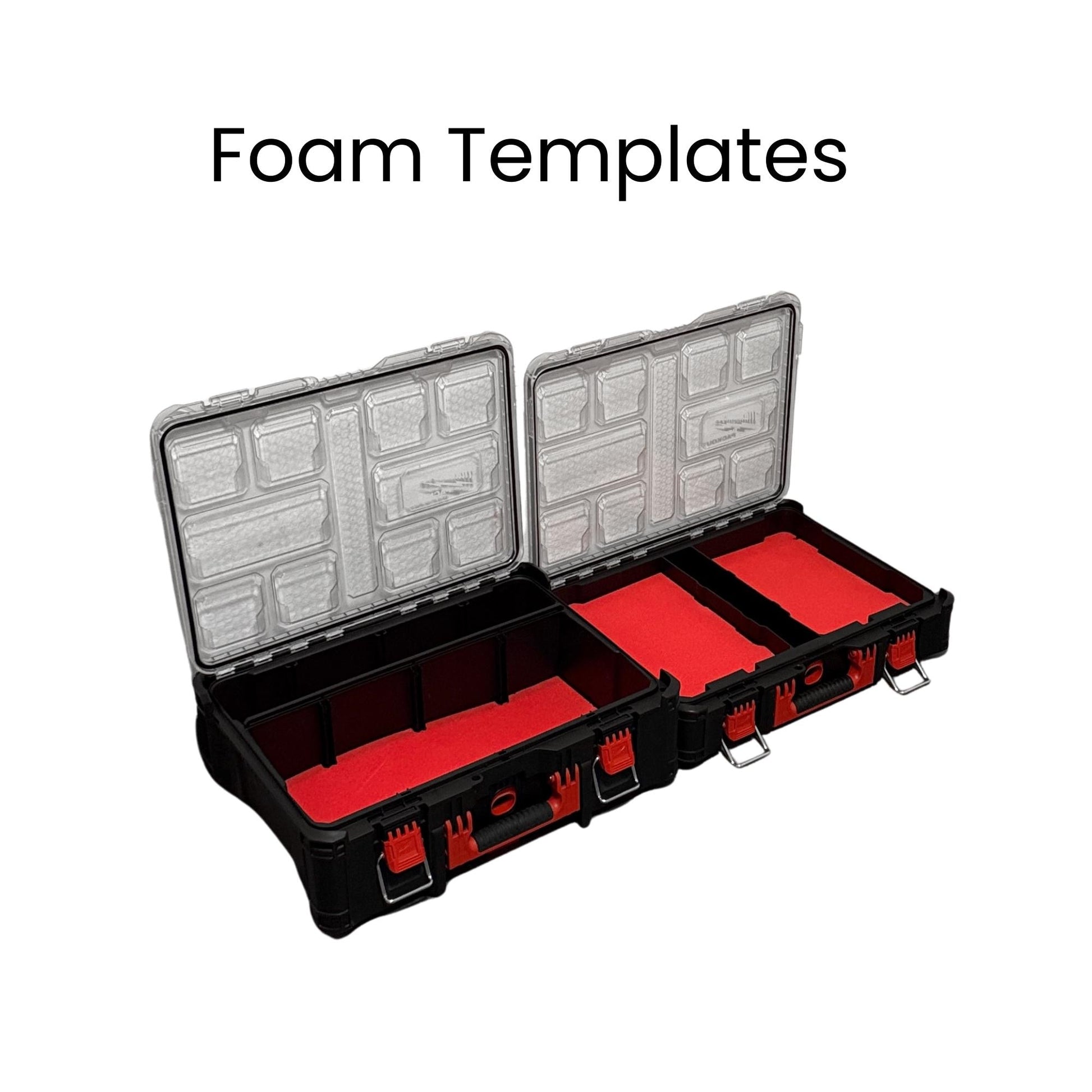 Milwaukee Packout Organiser Foam Templates DXF – Organiser & Deep Set