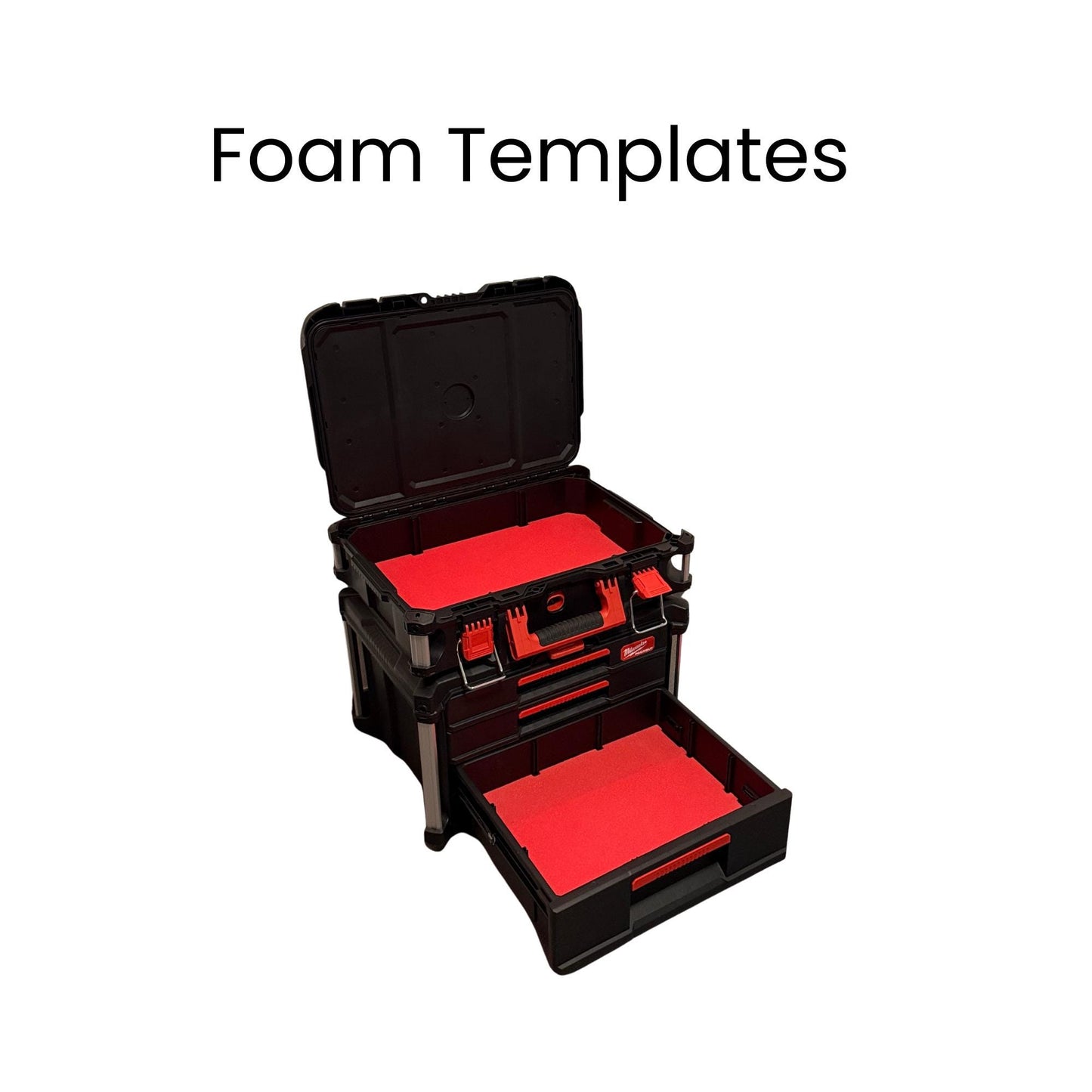 Milwaukee Packout Foam Templates DXF – 2 1 Drawer & Packout Box Set