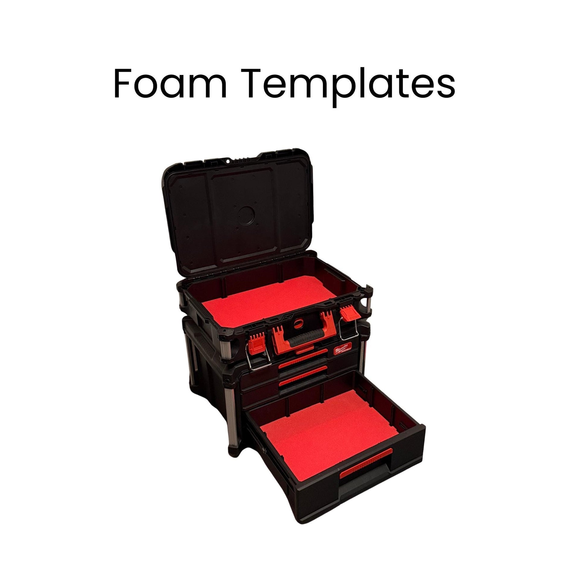 Milwaukee Packout Foam Templates DXF – 2 1 Drawer & Packout Box Set