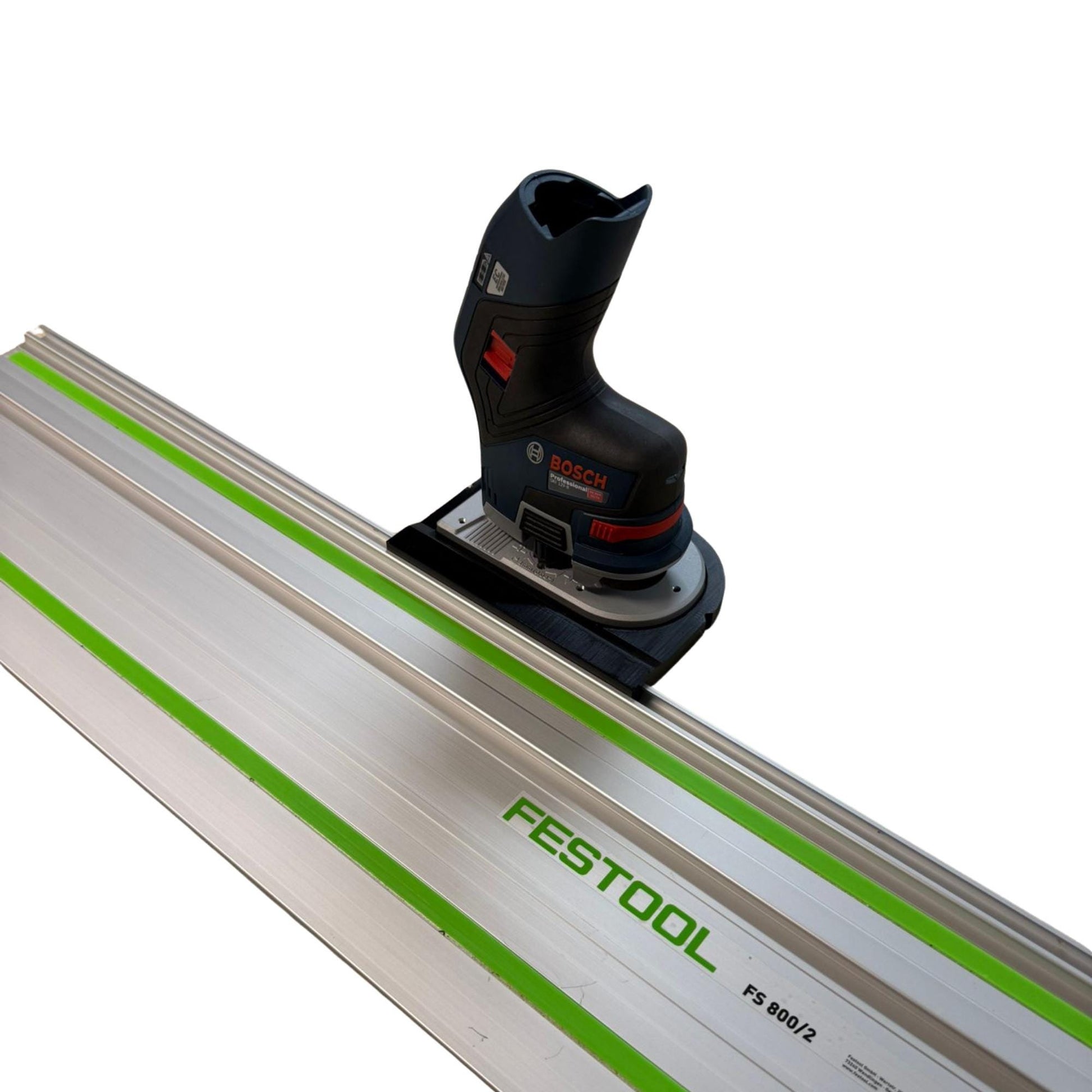 Router Adapter for Bosch GKF 12V | Fits Festool Guide Rail | STL + 3MF Digital Files