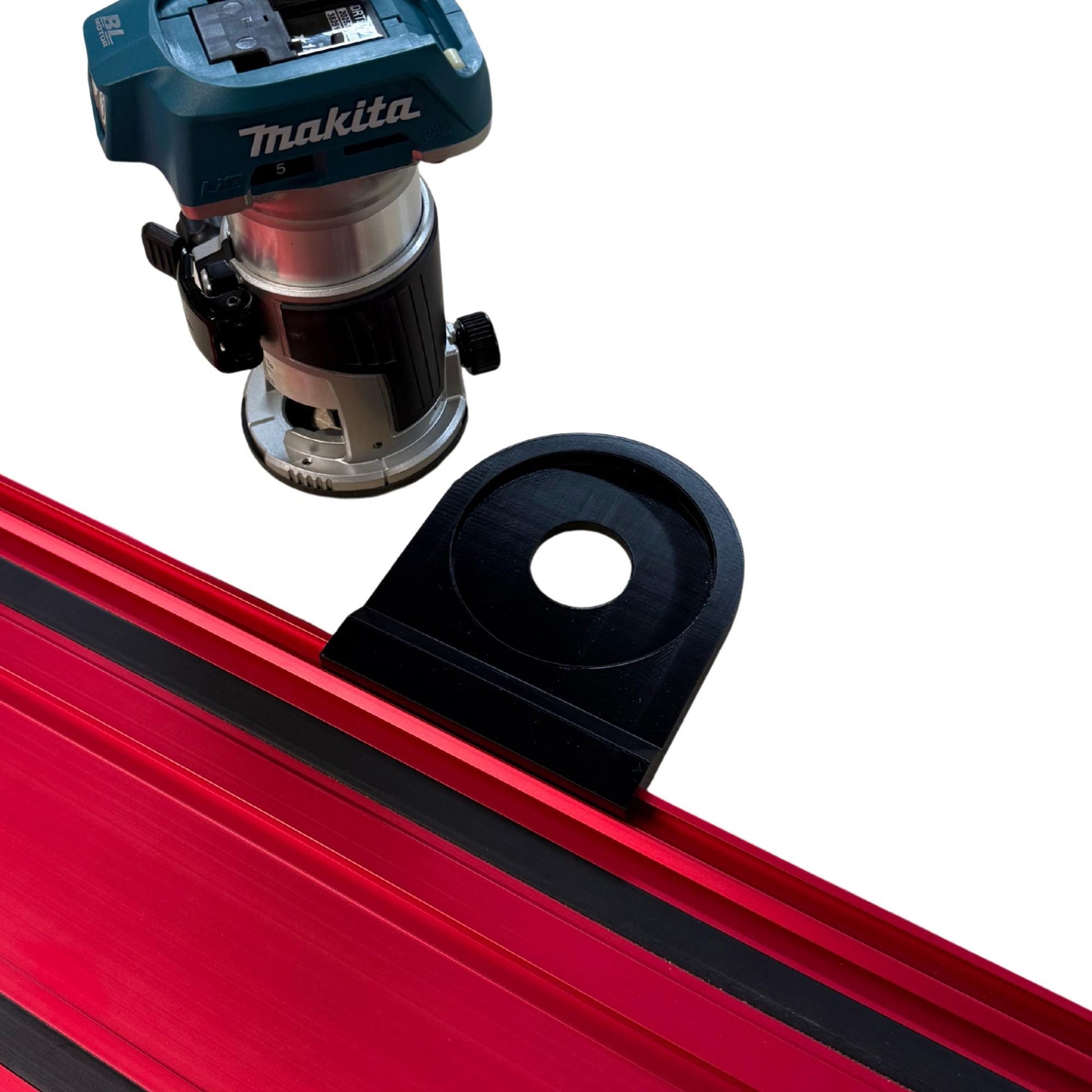Router Adapter for Makita RT0702C | Fits Milwaukee GR1400 Guide Rail | STL + 3MF Files