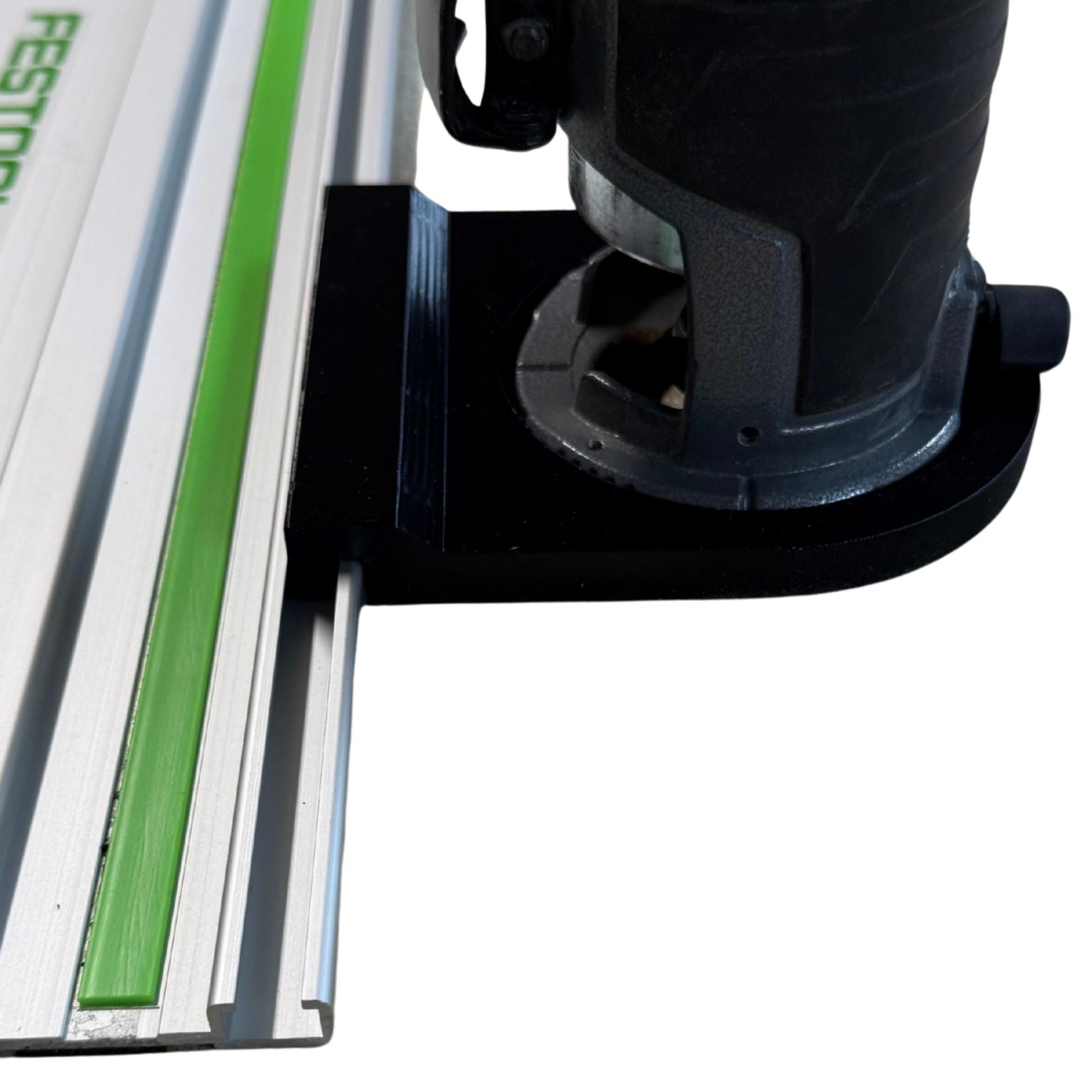 Router Adapter for KATSU Trim Router | Fits Festool Guide Rail | STL + 3MF Digital Files