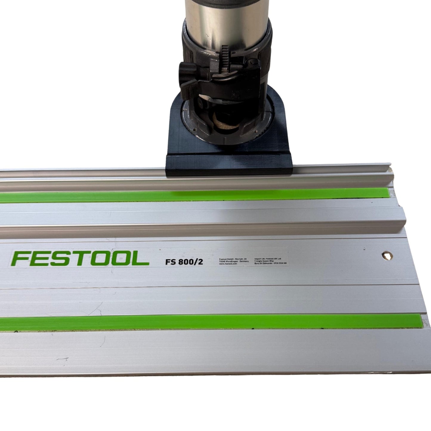 Router Adapter for KATSU Trim Router | Fits Festool Guide Rail | STL + 3MF Digital Files
