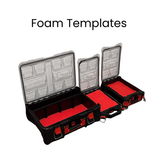 Milwaukee Packout Foam Templates DXF – Compact Organiser Slim Deep Set
