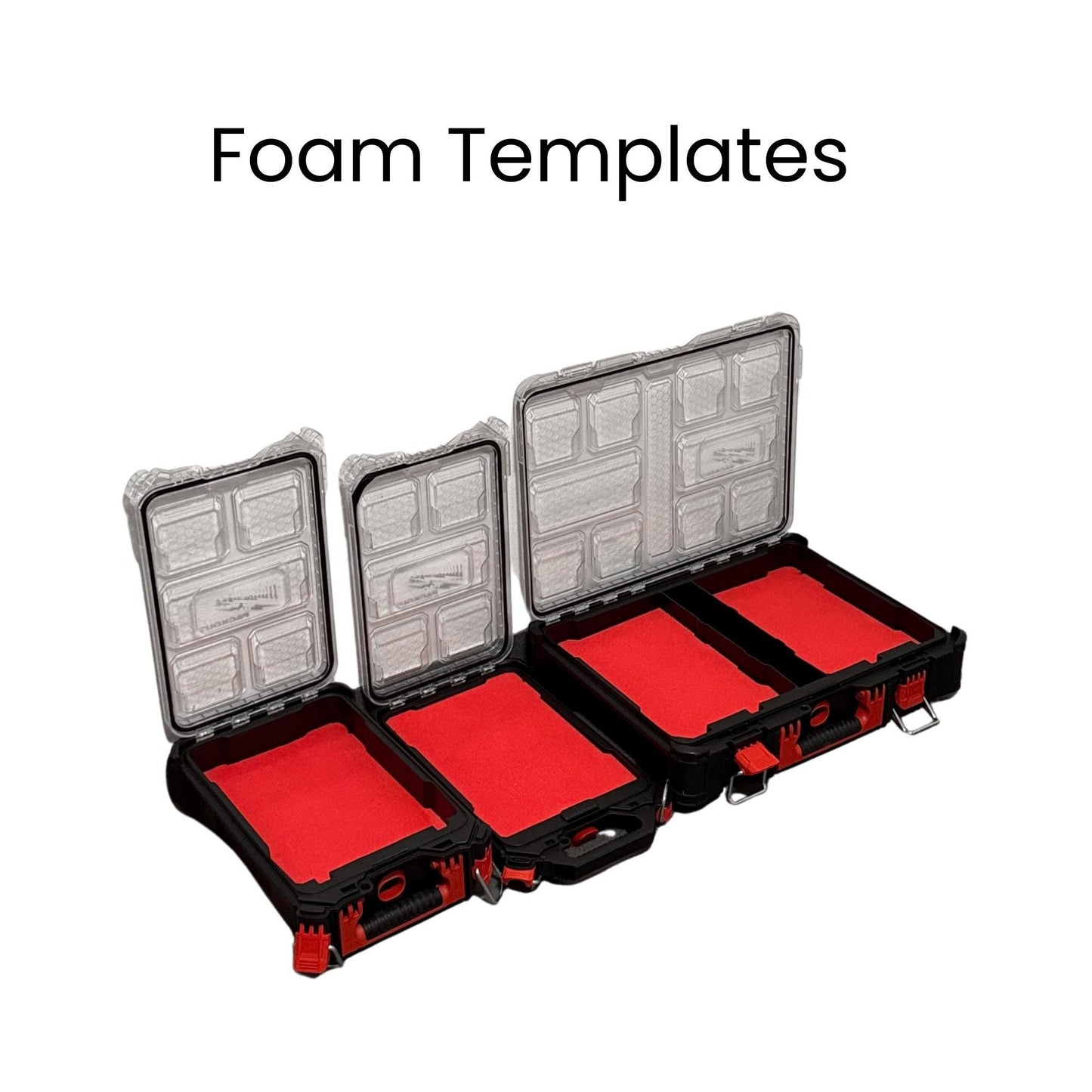 Milwaukee Packout Foam Templates DXF – Compact Organiser Slim Organiser Set