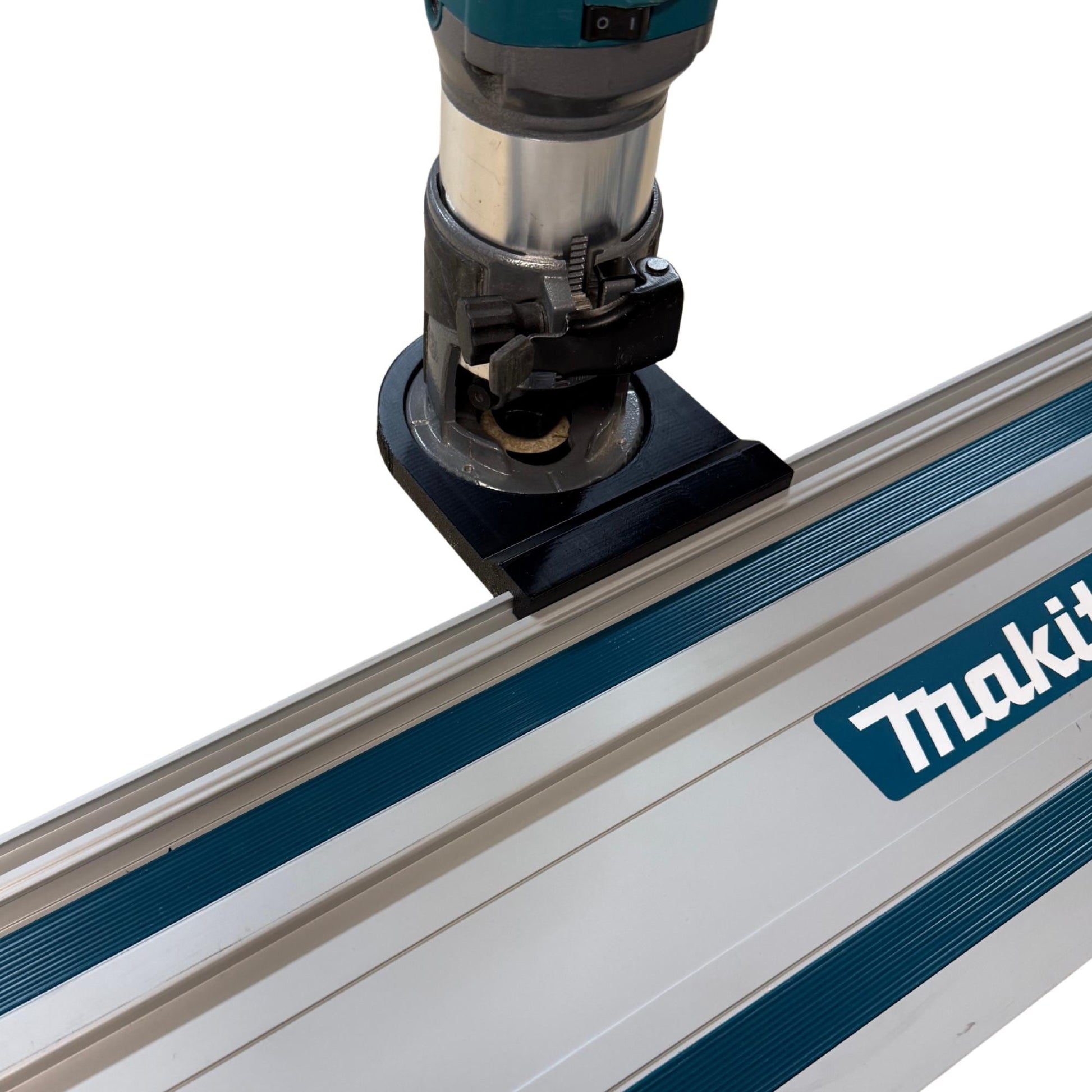 Router Adapter for KATSU Trim Router | Fits Makita Guide Rail | STL + 3MF Files