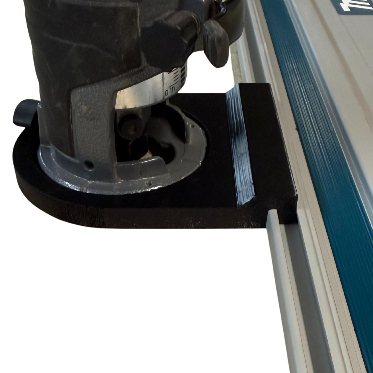 Router Adapter for KATSU Trim Router | Fits Makita Guide Rail | STL + 3MF Files