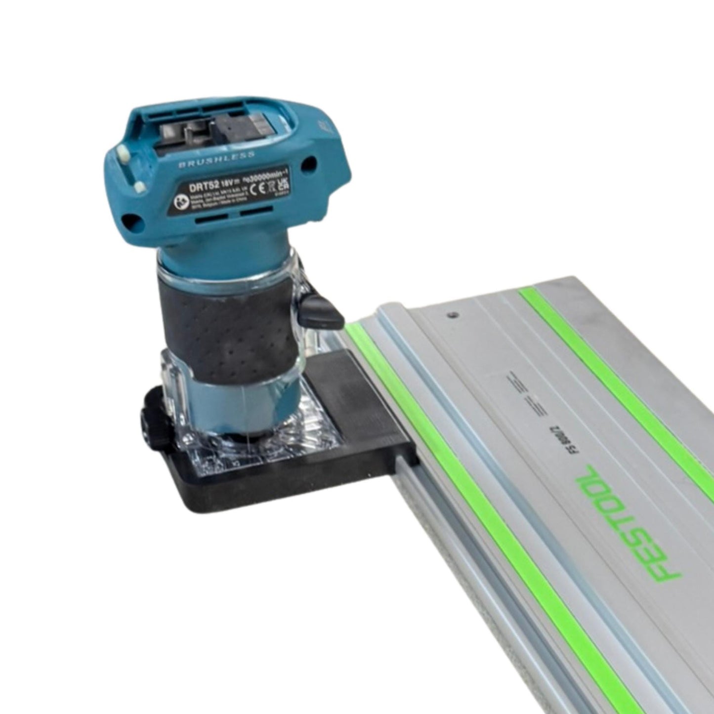 Router Adapter for Makita DRT52 | Fits Festool Guide Rail | Digital STL + 3MF Files