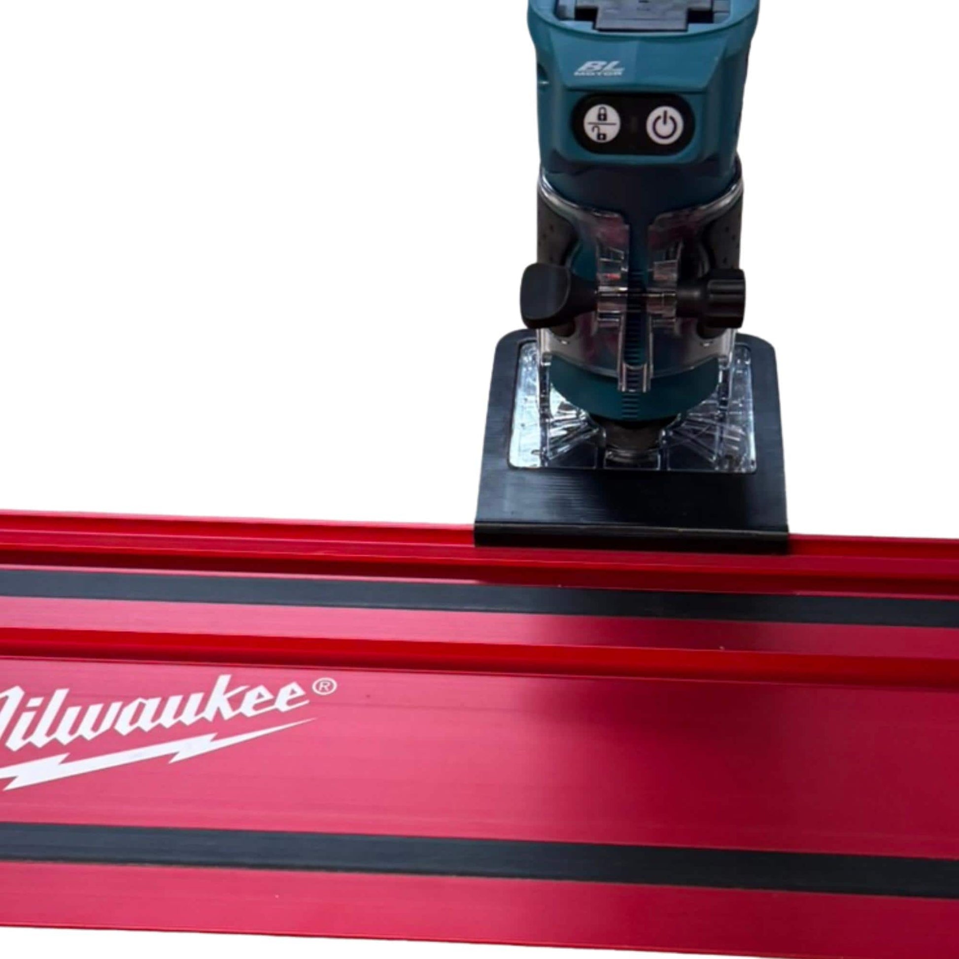 Router Adapter for Makita DRT52 | Fits Milwaukee GR1400 Guide Rail | Digital STL + 3MF Files