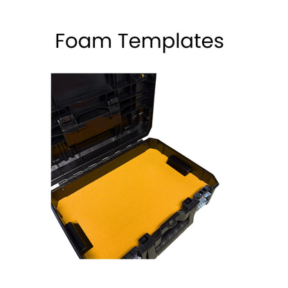 DeWalt TSTAK Standard Foam Insert Template DXF – Tool Organiser Pattern