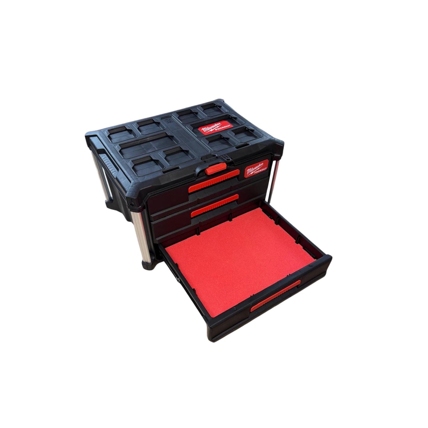 Milwaukee Packout 3-Drawer Foam Insert Template DXF
