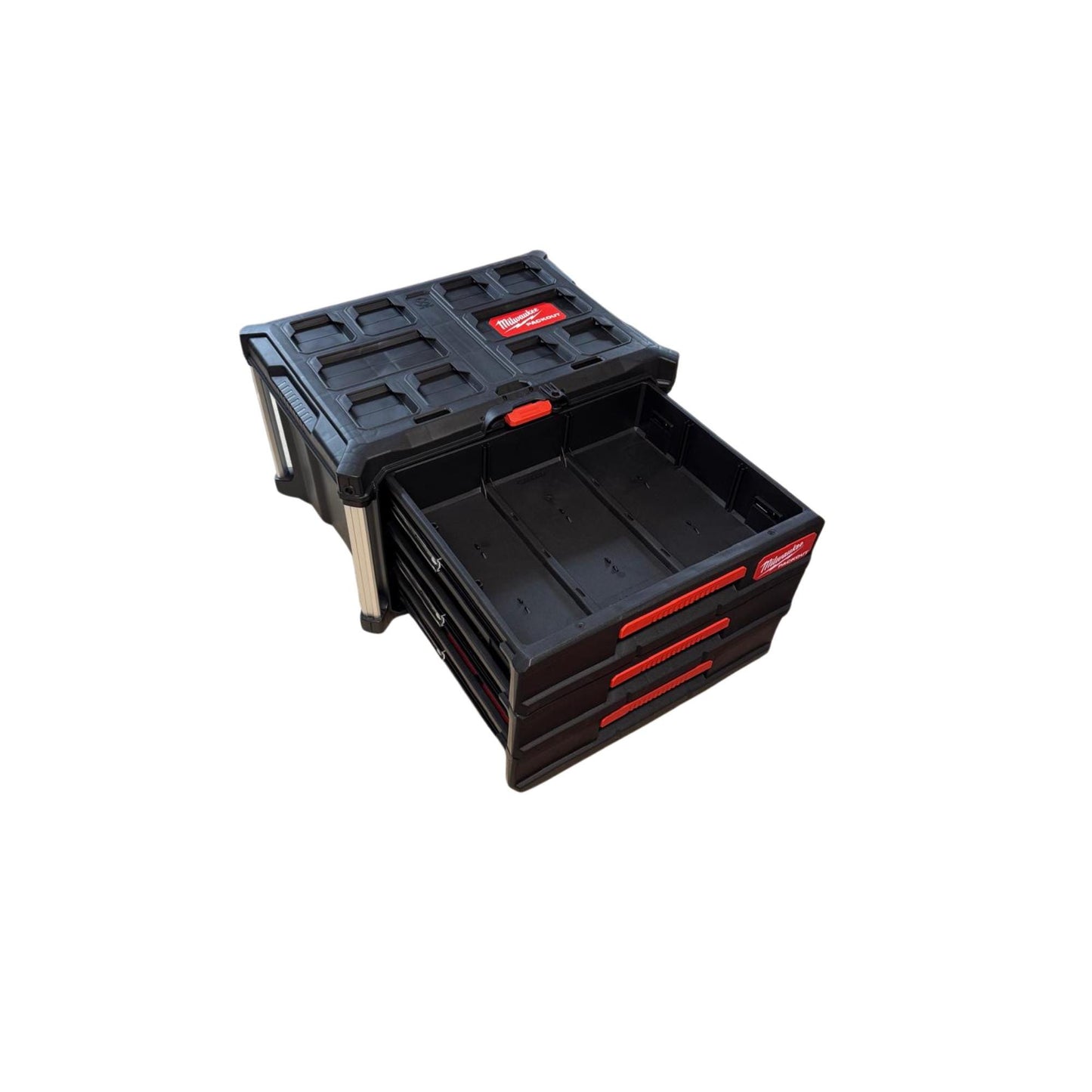 Milwaukee Packout 3-Drawer Foam Insert Template DXF