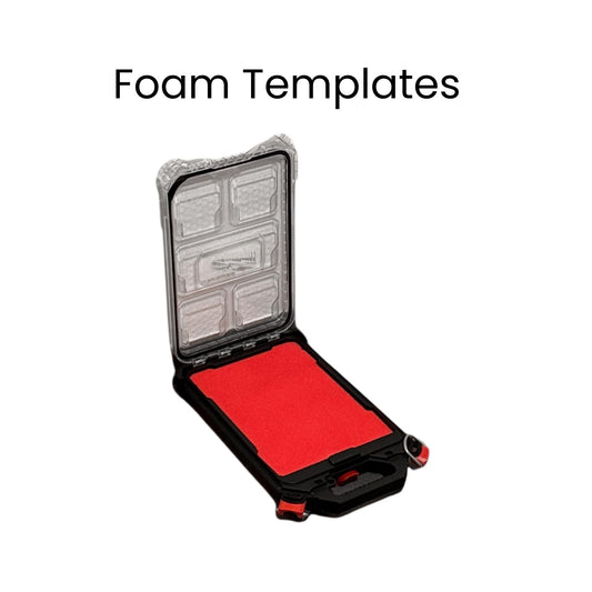 Milwaukee Packout Compact Slim Organizer Foam Insert Template DXF