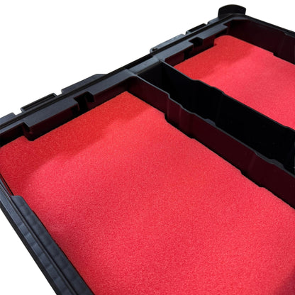 Milwaukee Packout Foam Templates DXF – 2 Drawer 3 Drawer Organiser Set