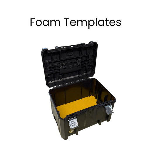 DeWalt TSTAK Deep Box Foam Insert Template DXF – Tool Organiser Pattern