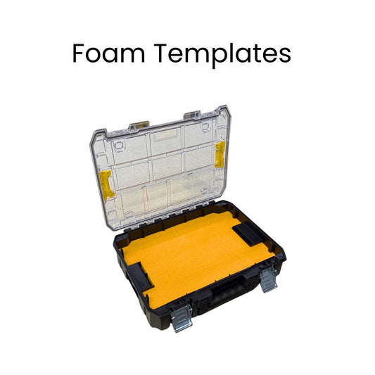 DeWalt TSTAK Organiser Foam Insert Template DXF – Tool Organiser Pattern