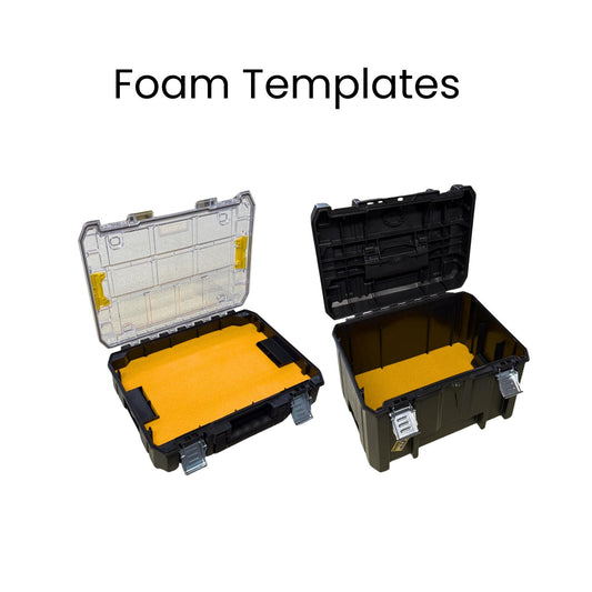 DeWalt TSTAK Organiser + Deep Box Foam Insert Bundle DXF – Tool Organiser Patterns