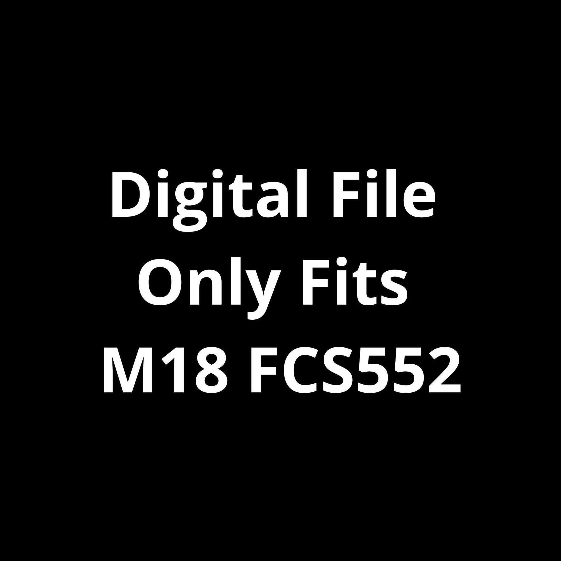 Milwaukee M18 Track Saw Adapter for Makita Guide Rail | STL + 3MF Digital File