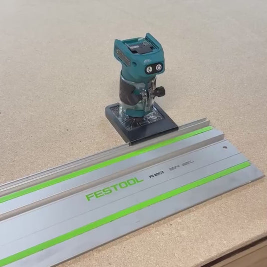 Router Adapter for Makita DRT52 | Fits Festool Guide Rail | Digital STL + 3MF Files