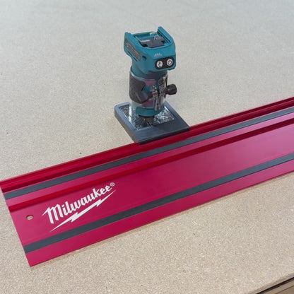 Router Adapter for Makita DRT52 | Fits Milwaukee GR1400 Guide Rail | Digital STL + 3MF Files
