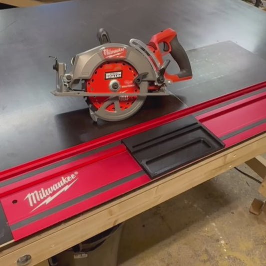 Milwaukee M18 Track Saw Adapter - Digital STL for GR1400 Rail